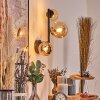 Chehalis Boule lumineuse, Applique murale Ambre, 3 lumières