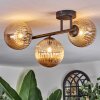Chehalis Plafonnier, Boule lumineuse Ambre, 3 lumières