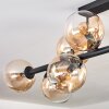 Gastor Plafonnier, Boule lumineuse Ambre, Clair, 10 lumières