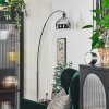 Baloca Lampadaire Chrome, Noir, 1 lumière