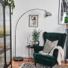 Baloca Lampadaire Chrome, Noir, 1 lumière