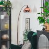 Baloca Lampadaire Cuivre, Noir, 1 lumière