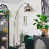 Baloca Lampadaire Nickel mat, Noir, 1 lumière