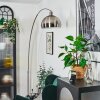 Baloca Lampadaire Nickel mat, Noir, 1 lumière