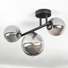 Chehalis Plafonnier, Boule lumineuse Fumé, 3 lumières