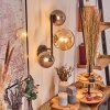 Chehalis Boule lumineuse, Applique murale Ambre, Fumé, 3 lumières