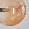 Chehalis Boule lumineuse, Applique murale Ambre, Fumé, 3 lumières