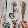 Chehalis Boule lumineuse, Applique murale Ambre, Fumé, 3 lumières