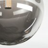 Chehalis Boule lumineuse, Applique murale Fumé, 3 lumières