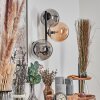Chehalis Boule lumineuse, Applique murale Ambre, Fumé, 3 lumières