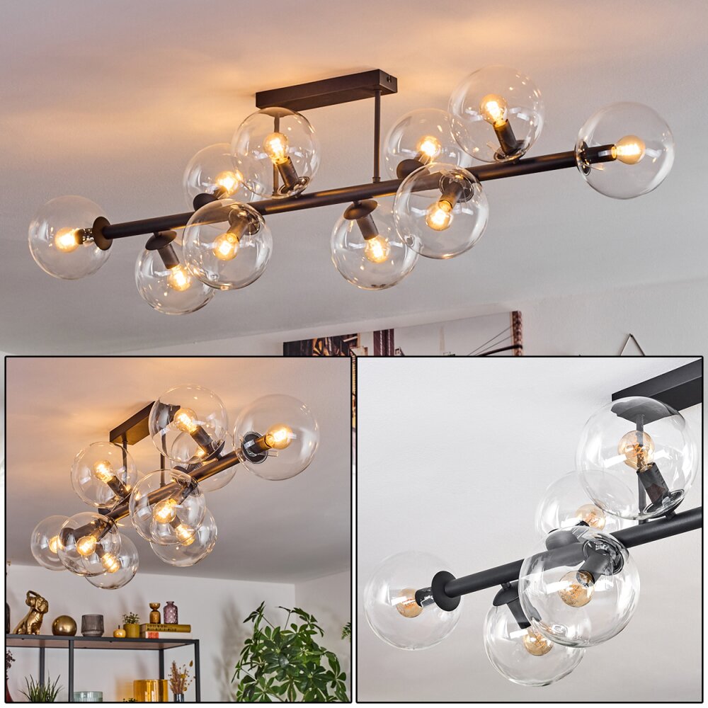 Gastor Plafonnier, Boule lumineuse Clair, 10 lumières main product photo