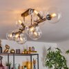 Gastor Plafonnier, Boule lumineuse Clair, 10 lumières