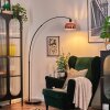 Baloca Lampadaire, Lampadaires arc Noir, 1 lumière