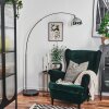Baloca Lampadaire Chrome, Noir, 1 lumière