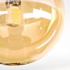 Chehalis Plafonnier, Boule lumineuse Ambre, 3 lumières
