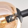 Gastor Plafonnier, Boule lumineuse Ambre, Clair, 6 lumières