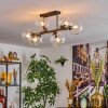 Gastor Plafonnier, Boule lumineuse Clair, 6 lumières
