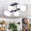 Gastor Plafonnier, Boule lumineuse Blanc, 6 lumières