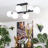 Gastor Plafonnier, Boule lumineuse Blanc, 6 lumières