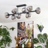 Gastor Plafonnier, Boule lumineuse Clair, Fumé, 8 lumières