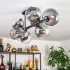 Gastor Plafonnier, Boule lumineuse Clair, Fumé, 8 lumières