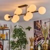 Gastor Plafonnier, Boule lumineuse Blanc, 10 lumières