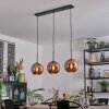 Koyoto Suspension, Boule lumineuse, Suspension Cuivré, 3 lumières