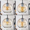 Koyoto Suspension, Boule lumineuse, Suspension Ambre, Clair, 3 lumières