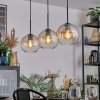 Koyoto Suspension, Boule lumineuse, Suspension Ambre, Clair, 3 lumières