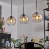 Koyoto Suspension, Boule lumineuse, Suspension Ambre, Clair, 3 lumières