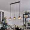 Koyoto Suspension, Boule lumineuse, Suspension Ambre, Clair, 3 lumières