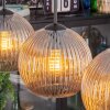Koyoto Suspension, Boule lumineuse, Suspension Ambre, 3 lumières
