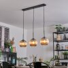 Koyoto Suspension, Boule lumineuse, Suspension Ambre, 3 lumières