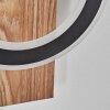 Besperia Applique murale LED Couleur bois, Noir, 1 lumière