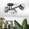 Chehalis Plafonnier, Boule lumineuse Clair, Fumé, 3 lumières
