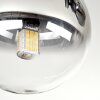 Chehalis Plafonnier, Boule lumineuse Clair, Fumé, 3 lumières