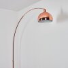Baloca Lampadaire Cuivre, Noir, 1 lumière