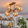 Gastor Plafonnier, Boule lumineuse Ambre, 6 lumières