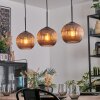 Koyoto Suspension, Boule lumineuse, Suspension Cuivré, 3 lumières
