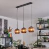 Koyoto Suspension, Boule lumineuse, Suspension Cuivré, 3 lumières