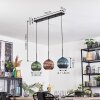 Koyoto Suspension, Boule lumineuse, Suspension Bleu, Vert, Cuivré, 3 lumières