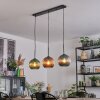Koyoto Suspension, Boule lumineuse, Suspension Bleu, Vert, Cuivré, 3 lumières