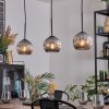 Ripoll Suspension, Boule lumineuse, Suspension Fumé, 3 lumières
