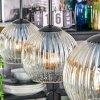 Ripoll Suspension, Boule lumineuse, Suspension Ambre, Clair, 3 lumières