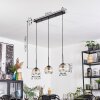 Ripoll Suspension, Boule lumineuse, Suspension Ambre, Clair, 3 lumières