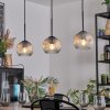 Ripoll Suspension, Boule lumineuse, Suspension Ambre, Clair, 3 lumières