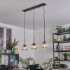 Ripoll Suspension, Boule lumineuse, Suspension Ambre, Clair, 3 lumières