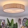 Foggia Plafonnier Nickel mat, 3 lumières