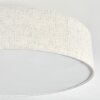 Foggia Plafonnier Nickel mat, 3 lumières