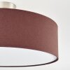 Foggia Plafonnier Nickel mat, 3 lumières